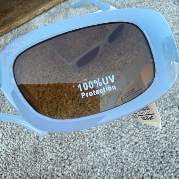 Brand NEW - A New Day - Sky Blue Fashion Sunglasses - 100% UV Protection - Picture 13 of 13